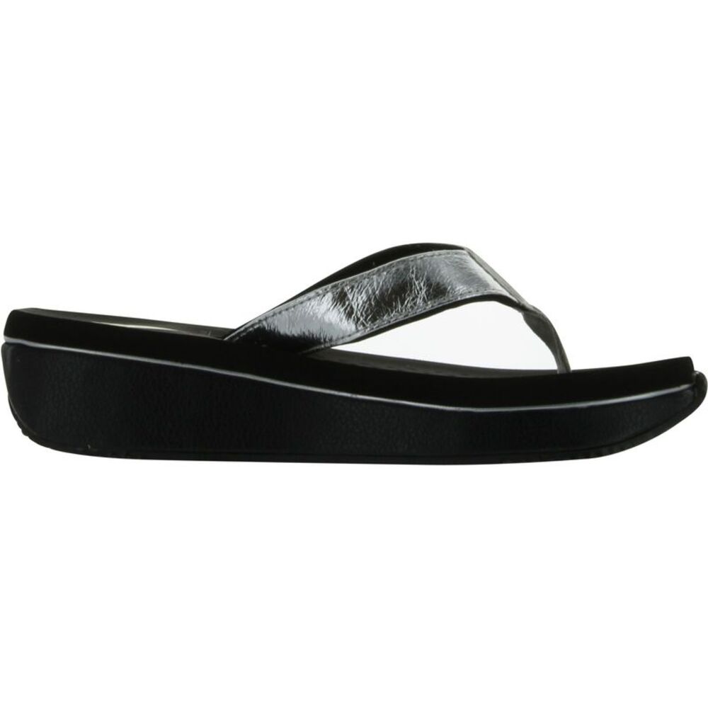 Volatile Cafe Metallic Silver Womens sandals 6 NEW - Picture 2 of 4